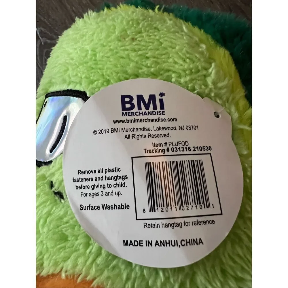 BMI Merchandise 10” Avocado Sunglasses Pillow Foodie Stuffed Plush Toy